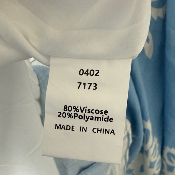 Elegant Blue and White Maxi Dress by Pretty Garden NWT - Picture 8 of 8